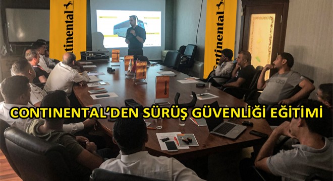 Continental Türkiye den As Adana Seyahat Otobüs Sürücülerine Sürüş Güvenliği Eğitimi
