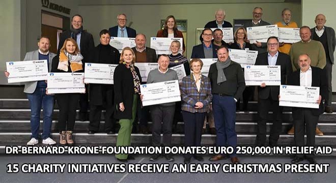 Dr-Bernard-Krone-Foundation donates EURO 250,000 in relief aid