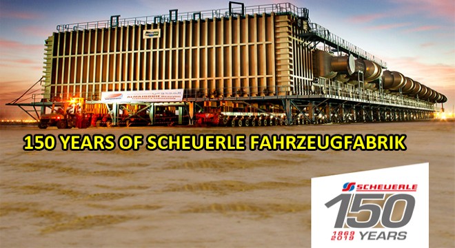 Scheuerle Fahrzeugfabrik İs Celebrating İts 150th Anniversary.