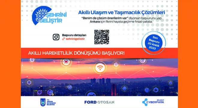 Şehrini Geliştir Ankara ile Başkent İçin Akıllı ve Çevreci Ulaşım Çözümleri Aranıyor