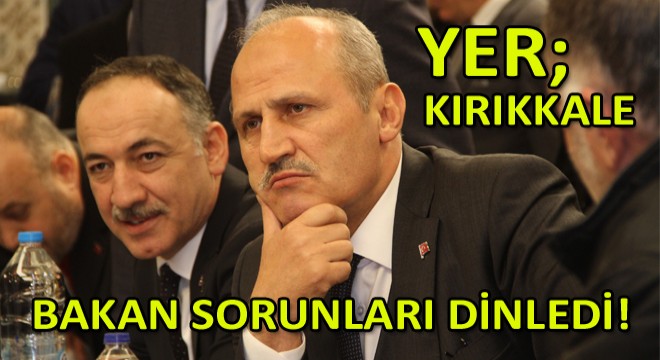 Ulaştırma ve Altyapı Bakanı Turhan, Taksicilerle Nakliyecilerin Sorunlarını Dinledi