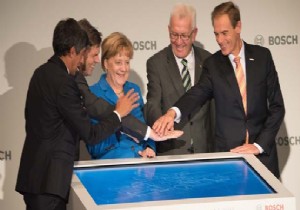 Almanya Başbakanı Merkel’in de katılımıyla  Bosch’un  yeni araştırma kampüsü açıldı