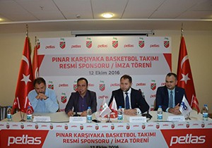 Petlas, Pınar Karşıyaka ya Sponsor Oldu