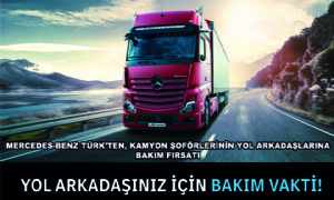 Mercedes-Benz Türk’ten, Kamyon Şoförlerinin Yol Arkadaşlarına Bakım Fırsatı