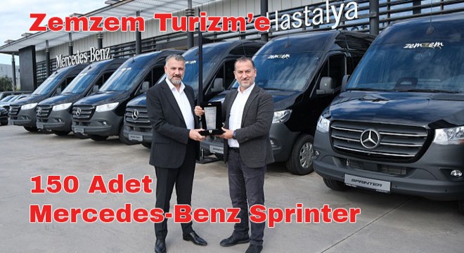 150 Adet Mercedes-Benz Sprinter Zemzem Turizm e