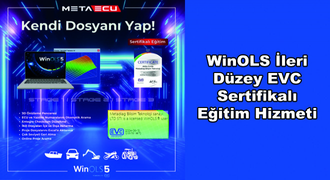 WinOLS İleri Düzey EVC Sertifikalı Eğitim Hizmeti