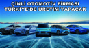 Çinli Otomotiv Firması Türkiye'de Üretim Yapacak