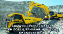 Komatsu PC950LC-11E0, En Zorlu Sahaların Güçlü Ekskavatörü!