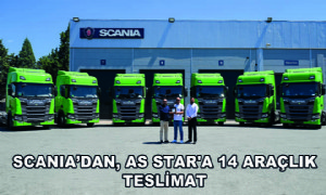 Scania’dan, As Star'a 14 Araçlık Teslimat